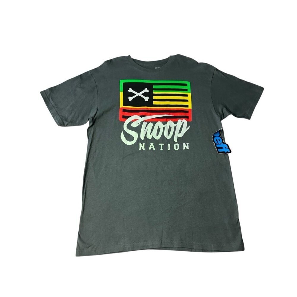 NEFF x Snoop Dogg Mens Shirt Gray Size L Tee New